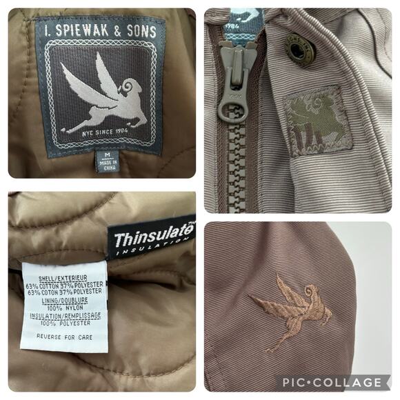 SPIEWAK MEADE INSULATED FIELD JACKET MILITARY STYLE WATER REPELLENT MEN SIZE M - Picture 16 of 16